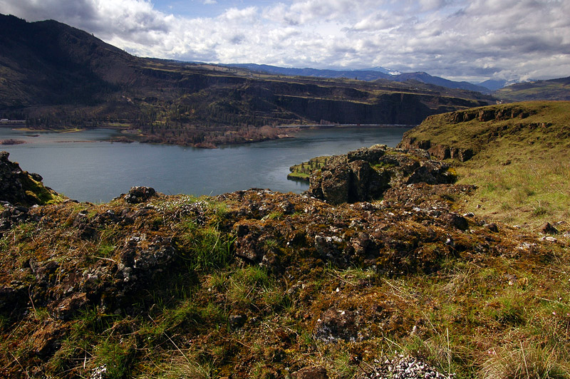 Facing west from above Lyle Cherry Orchard